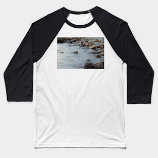 Foggy Water Baseball T-Shirt